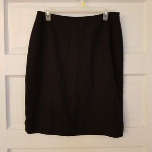 Rafaella Black Lined Pencil Skirt Size 14